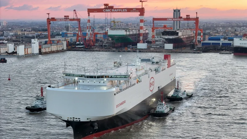 BYD заказывает еще 10 судов вместимостью 9200 автомобилей каждый