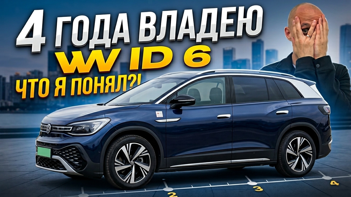 Volkswagen ID.6 Crozz: 50 000 км и 4 года честной эксплуатации